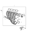 Diagram for Jeep Intake Manifold - 4884495AK