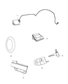 Diagram for Jeep Grand Cherokee Antenna - 68185768AC