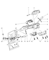 Diagram for Dodge Dakota Steering Column - 4874455AC