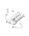 Diagram for 2016 Jeep Cherokee PCV Hose - 5047878AA