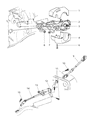 Diagram for Jeep Wrangler Steering Shaft - 52078804