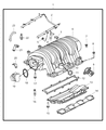 Diagram for Jeep Grand Cherokee Intake Manifold - 5037510AG