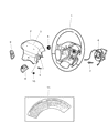 Diagram for Chrysler 300M Steering Wheel - LK701FK