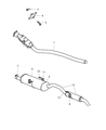 Diagram for 2005 Chrysler Town & Country Catalytic Converter - 4881024AD