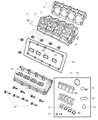 Diagram for 2008 Jeep Commander Cylinder Head - 5143396AB