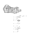 Diagram for Dodge Charger Transmission Mount - 68084747AA
