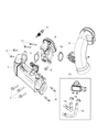 Diagram for Jeep EGR Tube Gaskets - 68493361AA