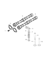 Diagram for Ram ProMaster 3500 Camshaft - 68133370AA