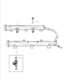 Diagram for 2012 Jeep Wrangler Fuel Injector - RL184085AC