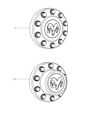 Diagram for Ram 5500 Wheel Cover - 68053038AA