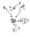 Diagram for Mopar Air Injection Pump - 4891832AB