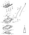 Diagram for 2014 Jeep Cherokee Oil Pan - 68086157AC