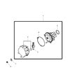 Diagram for Mopar Distributor Rotor - MD619689