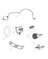 Diagram for 2009 Jeep Grand Cherokee Transmitter - 68043894AA