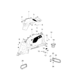 Diagram for Jeep Cherokee Door Latch Assembly - 1ZW60DX9AB