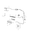 Diagram for Jeep Wrangler Windshield Washer Nozzle - 68293253AA