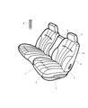 Diagram for Chrysler Concorde Seat Cushion - UF801DVAA