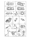 Diagram for Chrysler LHS Ignition Lock Assembly - 5014176AA