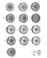 Diagram for 2008 Dodge Challenger Lug Nuts - 6507826AA