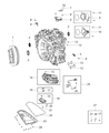 Diagram for Jeep Patriot Transmission Pan - 5189837AA