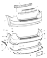Diagram for Dodge Journey License Plate - 68137706AA