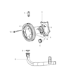 Diagram for 2002 Chrysler Town & Country Water Pump - 4781157AA