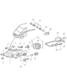 Diagram for Dodge Sprinter 2500 Headlight Bulb - 5104684AA
