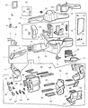 Diagram for Dodge Grand Caravan Heater Core - 4886455AA