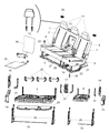 Diagram for Ram 1500 Cup Holder - 68308764AA