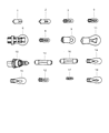 Diagram for Chrysler Headlight Bulb - L00194NA