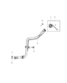 Diagram for Chrysler Sebring Fuel Filler Neck - 5085274AC