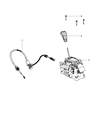 Diagram for 2013 Jeep Grand Cherokee Shift Cable - 52124784AD