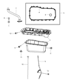 Diagram for Jeep Oil Pan - 4666153AC