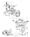 Diagram for 2000 Jeep Cherokee Sway Bar Link - V2037849