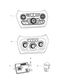 Diagram for 2015 Jeep Cherokee A/C Switch - 68249516AA