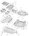 Diagram for 2016 Jeep Grand Cherokee Transmission Pan - 68191341AB