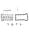 Diagram for 2008 Jeep Compass PCV Valve - 5047002AA