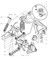 Diagram for 1998 Jeep Grand Cherokee Control Arm - 52088521AB