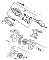 Diagram for Dodge Dakota Brake Caliper Bolt - 5093356AA