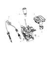 Diagram for 2008 Jeep Grand Cherokee Shift Cable - 68003121AB