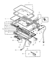 Diagram for Chrysler Sunroof Cable - MR287457