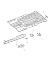 Diagram for Chrysler Town & Country Floor Pan - 5019511AA