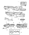 Diagram for 2003 Chrysler PT Cruiser Blower Motor Resistor - 5058026AA