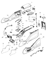 Diagram for Dodge Journey Cup Holder - 68105491AA