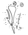 Diagram for Chrysler Sebring Crankshaft Timing Gear - 4884587AB