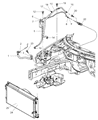 Diagram for Dodge Stratus A/C Condenser - 5017621AA