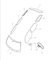 Diagram for Chrysler 300 Windshield - 5137616AB