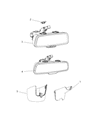 Diagram for 2020 Dodge Challenger Car Mirror - 68324972AA