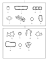 Diagram for 2010 Chrysler Town & Country Cylinder Head Gasket - 4781148AB