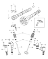 Diagram for 2017 Chrysler Pacifica Camshaft - 68234965AA